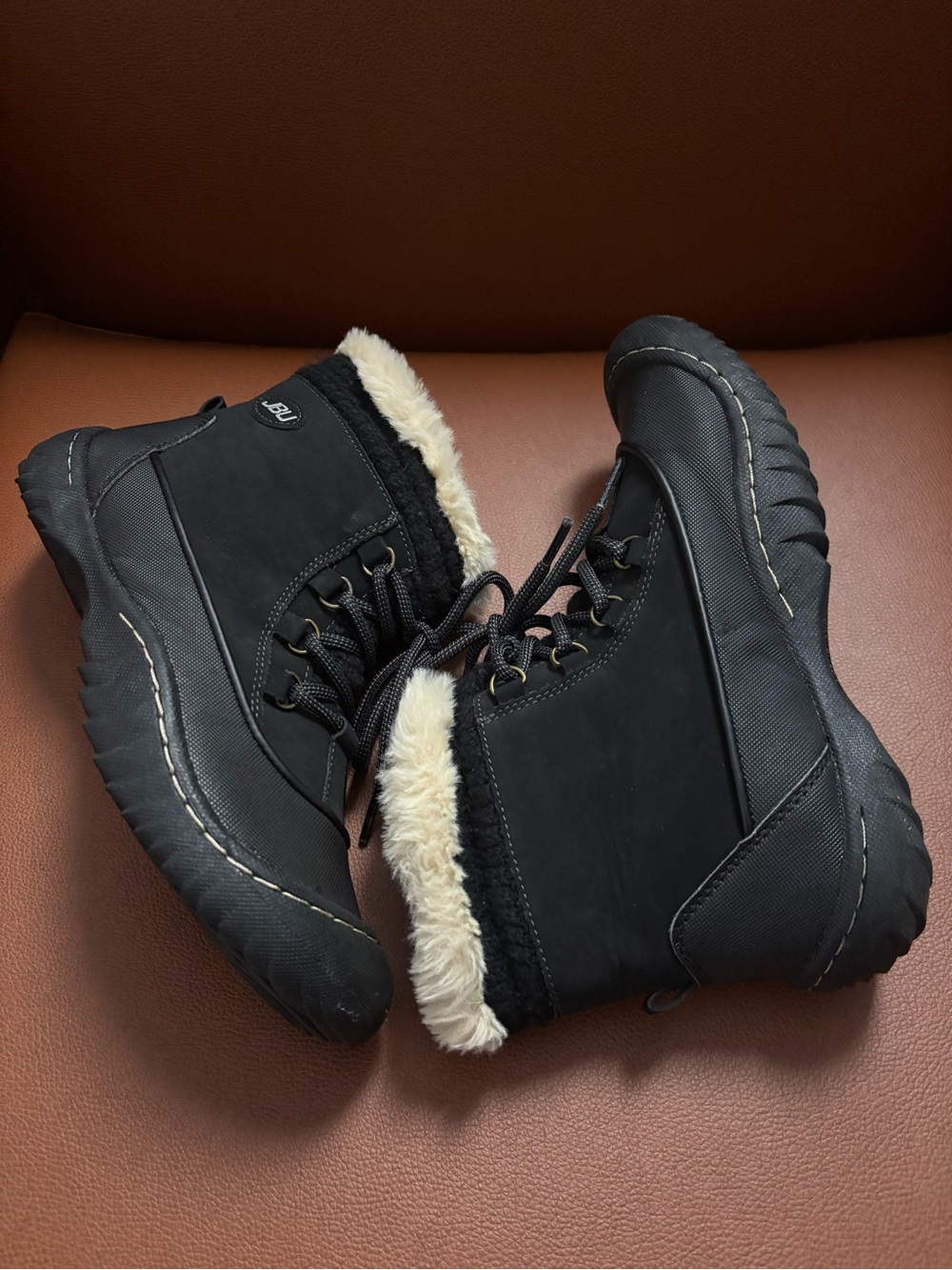 JBU by Jambu Jane faux fur waterproof women boots S 6